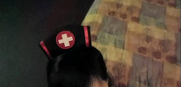  Asian Teen Nurse Does Erectile Dysfunction Treatment On A BBC